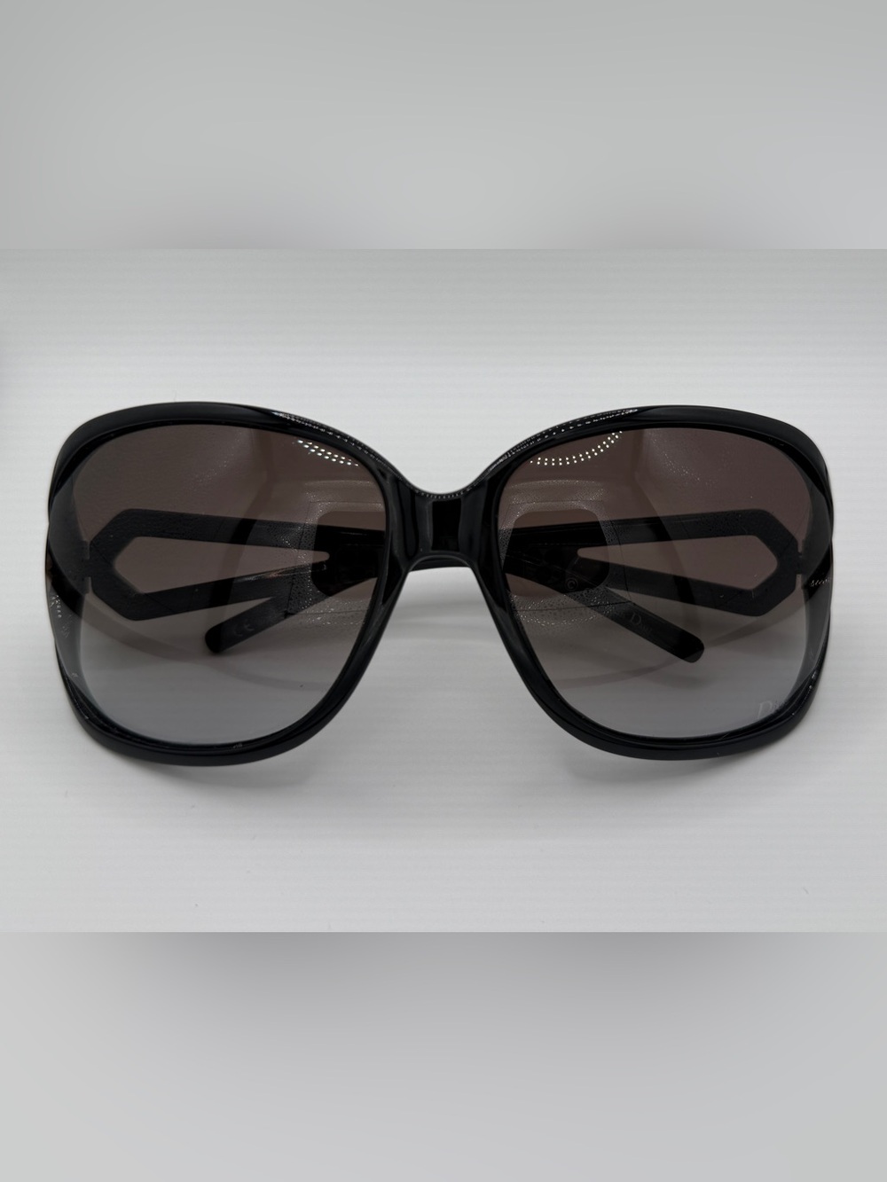 RARE Dior Madrague BLACK 🖤 Designer Sunglasses Oversized Retro Vintage Couture
